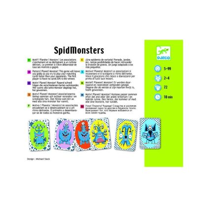 Djeco Kart Oyunu Spidmonster Renk Ve Eşleme - 3