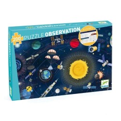 Djeco Klasik Puzzle 200 Parça The Space - Djeco