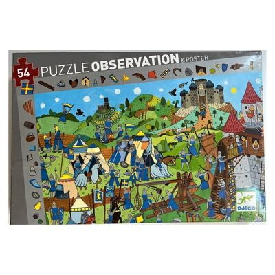 Djeco Klasik Puzzle 54 Parça Knights