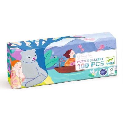 Djeco Panoramik Puzzle 100 Parça Children's Lake - 1