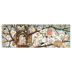 Djeco Panoramik Puzzle 200 Parça Tree House - Thumbnail