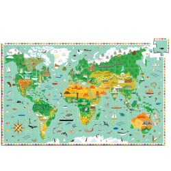 Djeco Puzzle Around The World/Booklet 200Pcs - Djeco