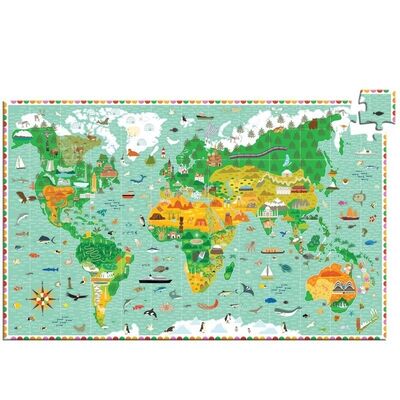 Djeco Puzzle Around The World/Booklet 200Pcs