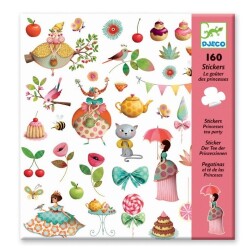 Djeco Sticker 160 parça Çay Partisi - Djeco