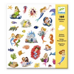 Djeco Sticker 160 Parça Deniz Kızı - Djeco