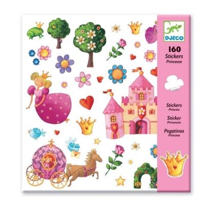 Djeco Sticker 160 Parça Prenses - 1
