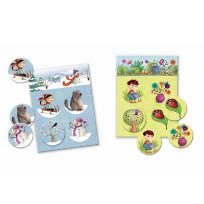 Djeco Tombala Kart Oyunu Dört Mevsim 2 Yaş Üzeri - 2