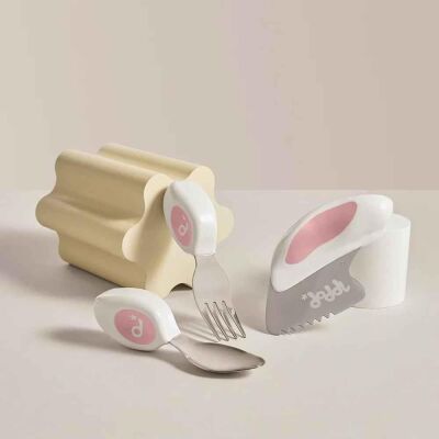 Doddl Çatal Bıçak Kaşık Seti Dusky Rose - 4