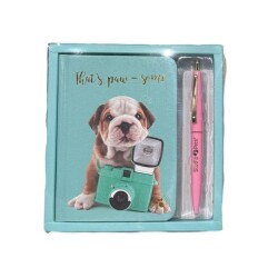 Dolphin Studio Pets Defter Jel Kalem Kutulu Set - Dolphin