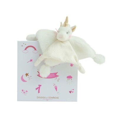 Doudou Beyaz Unicorn Uyku Arkadaşı 22 cm - 1