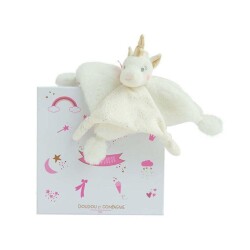Doudou Beyaz Unicorn Uyku Arkadaşı 22 cm - Doudou