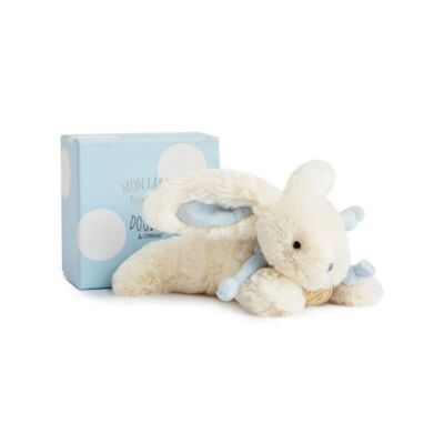 Doudou Hediye Kutulu Mavi Tavşan 20 cm - 1