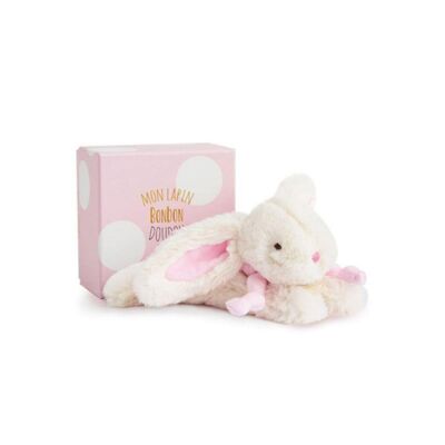Doudou Hediye Kutulu Pembe Tavşan 20 cm - 3