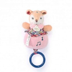 Doudou Müzikli Pembe Yavru Geyik 20 cm - 2