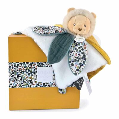 Doudou Sarı ve Yeşil Yapraklı Aslan - 1
