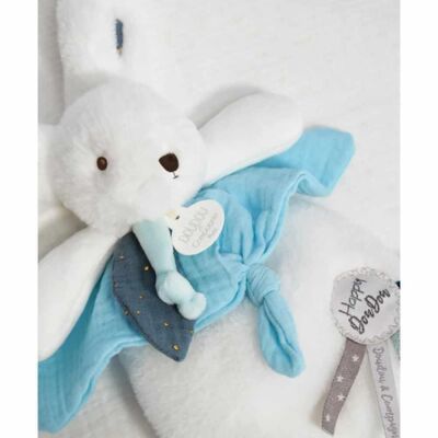 Doudou Sevimli Mavi Tavşan 25 cm - 2