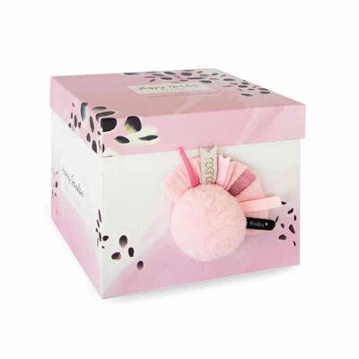 Doudou Toz Pembe Ponpon Tavşan 25 cm - 2