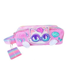 Dream Vest Gözlüklü Kedi Çift Gözlü Kalem Kutu U2094 - Vest