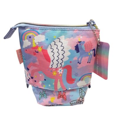 Dream Vest Kanatlı Mor Unicorn Ayarlanabilir Kalem Kutusu - 3