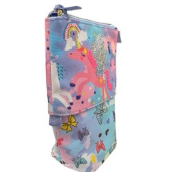 Dream Vest Kanatlı Mor Unicorn Ayarlanabilir Kalem Kutusu - 4