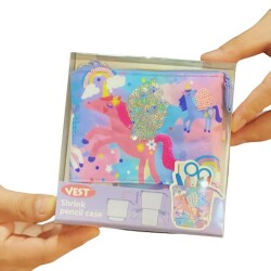 Dream Vest Kanatlı Mor Unicorn Ayarlanabilir Kalem Kutusu - 5