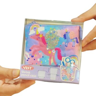 Dream Vest Kanatlı Mor Unicorn Ayarlanabilir Kalem Kutusu - 5