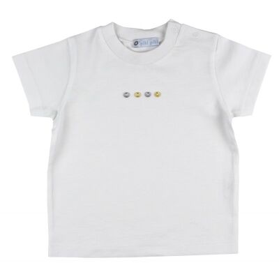 Düğmeli T-Shirt - 1