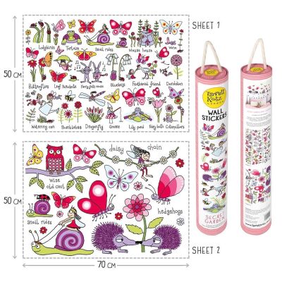 Duvar Stickerı Secret Garden 60'lı - 2