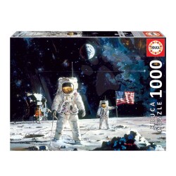 Educa 1000 Parça Puzzle First Men On The Moon - Educa