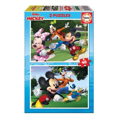 Educa 2li 48 Parça Puzzle Mickey - 1