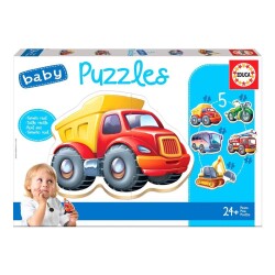 Educa İlerleyen Puzzle İnşaat Araçları 2 Yaş Üzeri - Educa