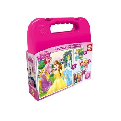 Educa Progresive Disney Princess Çanta Puzzle - 1