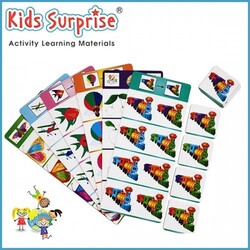 Eğitici Oyun Kartları Renkler Görsel Hafıza - Thumbnail