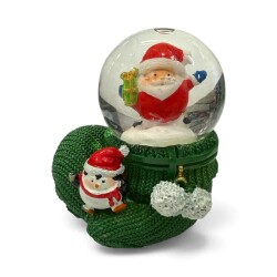 Eldivenli Penguenli Kar Küresi 6.5 Cm - 3