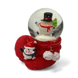 Eldivenli Penguenli Kar Küresi 6.5 Cm - 2