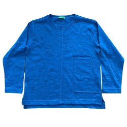 Erkek Çocuk Cepli Uzun Kollu T-shirt - Karamela