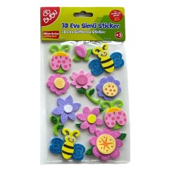 Eva 3D Sticker Simli Yaz Zamanı - 2