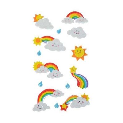 Eva Sticker Gökkuşağı Unicorn - 1