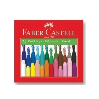 Faber Castell 24 Renk Pastel Boya - 1