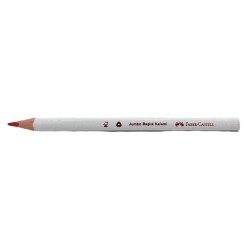 Faber Castell Jumbo Başlık Kırmızı Kalem - Faber Castell