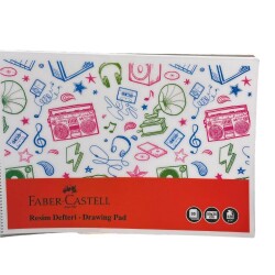 Faber Castell Resim Defteri PP Kapak 35 x 50 Cm 30 Yap - Faber Castell