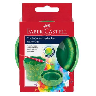 Faber Castell Sulu Boya Suluğu Click And Go Yeşil Marble - 1