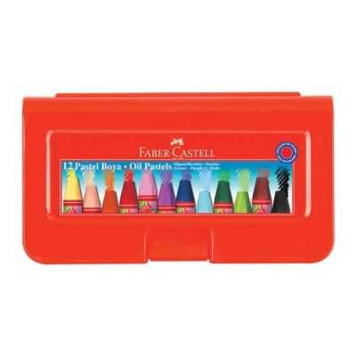 Faber Pastel Boya Altıgen Plastik Kutu 12 Li - 1