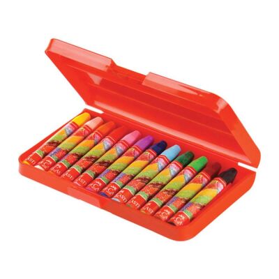 Faber Pastel Boya Altıgen Plastik Kutu 12 Li - 3