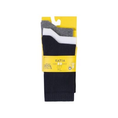 Family 3'lü Paket Çocuk Çorap 18AHWK0002 - 1