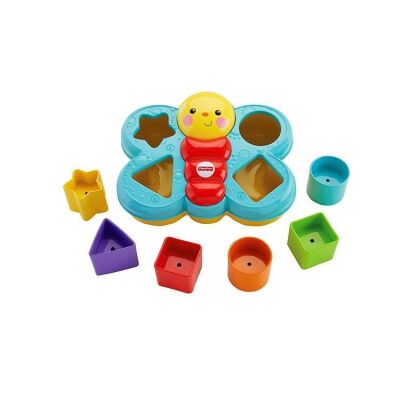 Fisher Price Şekil Eşleştirme Arkadaşı Oyuncak Kelebek 6 Ay Üzeri - 1