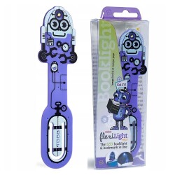 Flexilight Pals Robot Purple Arkadaşlar Esnek Okuma Lambası Robot Mor - Thinking Gifts