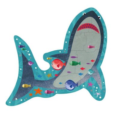 Floss & Rock 12 Parça Şekilli Puzzle Shark - 2