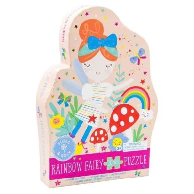 Floss & Rock 20 Parça Peri Şekilli Puzzle Rainbow Fairy - 1