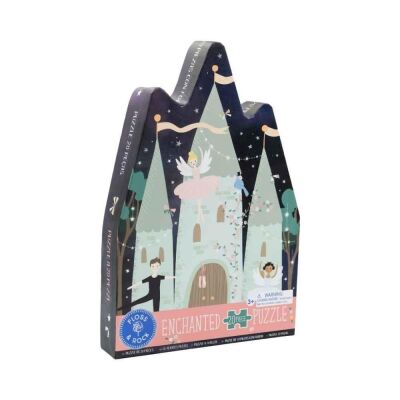 Floss & Rock 20 Parça Şato Şekilli Puzzle Enchanted - 1